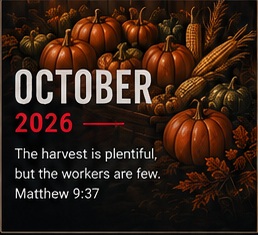 October 2026 seasonal artwork